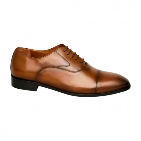 Chaussure cuir marron clair homme – Style classique – CDV1808