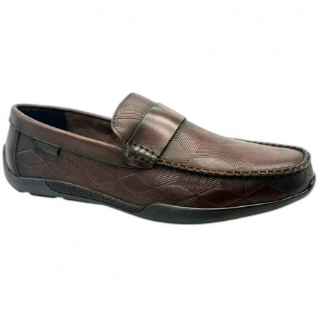 Mocassin homme élégant motif cuir – taille 40 à 50 – MOC724