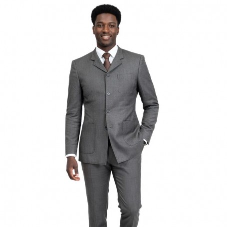 Costume homme gris élégant – Mode masculine – CTM507