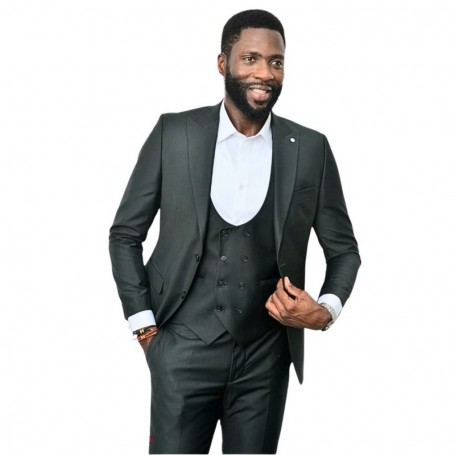 Costume homme avec gilet élégant – Style chic – CTM511