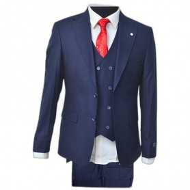 Costume homme premium bleu foncé – Style chic – CTM520
