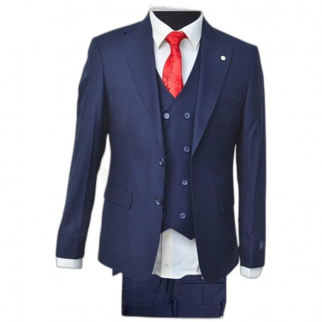 Costume homme premium bleu foncé – Style chic – CTM520