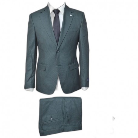 Costume homme premium vert foncé – Style élégant – CTM522