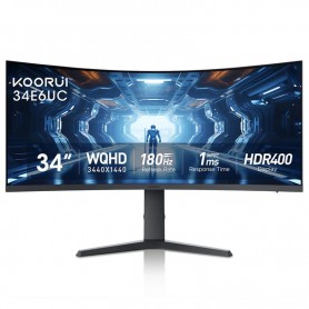Ecran Moniteur Gaming Incurvé KOORUI 34E6UC 34″ UWQHD 165Hz VA