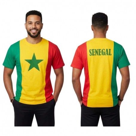 T-shirt Drapeau Sénégal – Supporter – TSH924