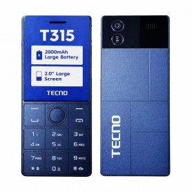 Téléphone Basique Tecno T315 Dual SIM – Caméra Radio FM et Lampe Torche