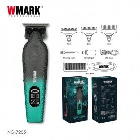 Tondeuse à Cheveux Professionnelle WMARK NG-7205 Tout Métal – Rechargeable