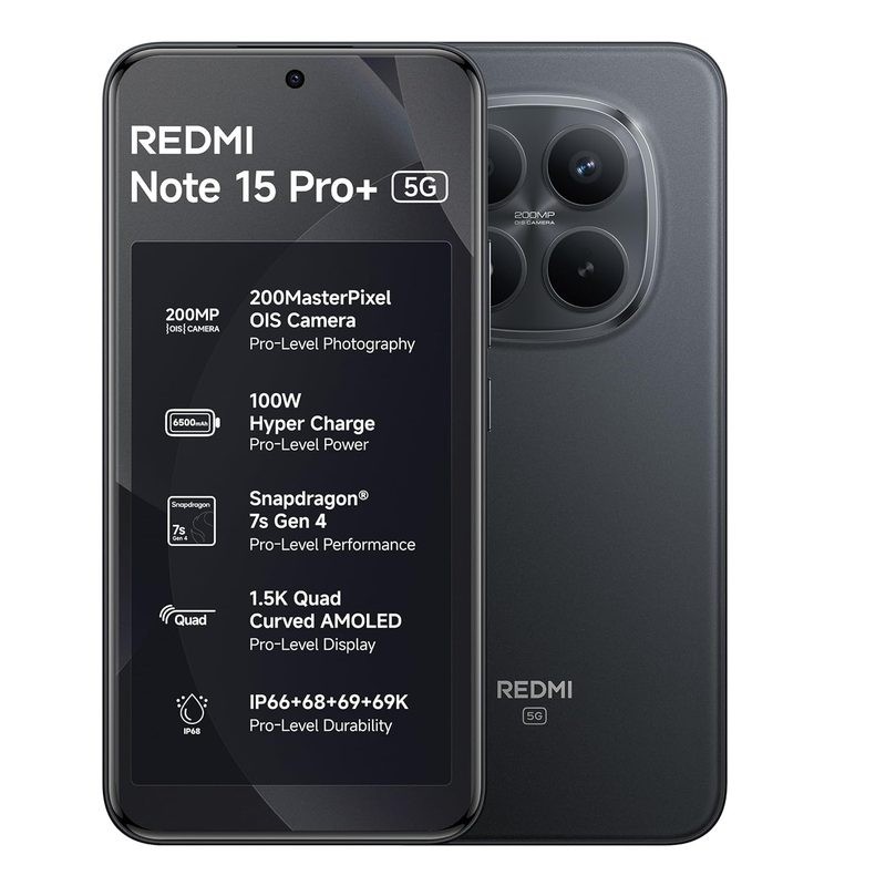Redmi Note 15 Pro+ 5G 12Go 512Go Prix à Dakar | 200MP 6500mAh 100W