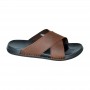 Sandale Homme Marron Croisée – Sandales Élégantes – SDL3228