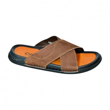 Sandale Homme Marron Croisée – Sandales Confort – SDL3230