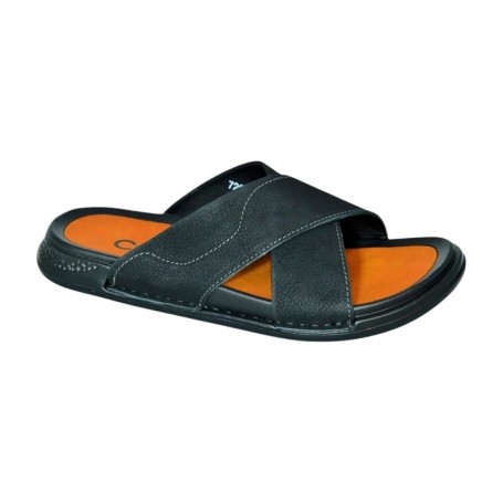 Sandale Homme Noir Croisée Confort – SDL3231