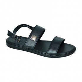 Sandale Homme Noir Avec Bride – Sandales Élégantes – SDL3240