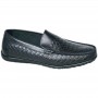 Mocassin Homme Noir Tressé – Chaussures Chic Homme – MOC746
