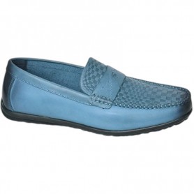 Mocassin Homme Bleu Moderne – Chaussures Homme Tendance – MOC748