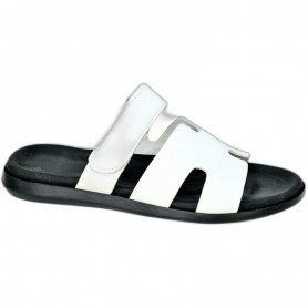 Sandale Homme Blanche Noire Moderne – SDL3254