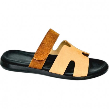 Sandale Homme Beige Camel Moderne – SDL3261