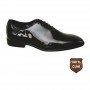 Chaussure classe noire vernie à lacets – CDV1855