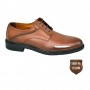 Chaussure classe camel en cuir à lacets – CDV1858