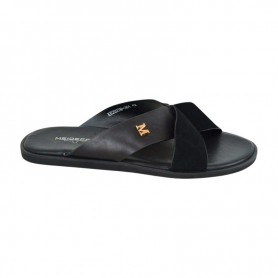 Sandale premium noire minimaliste – SDL3316
