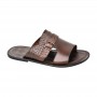 Sandale premium marron à boucle – SDL3320