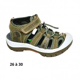 Sandale garçon camouflage orthopédique - 26 à 30 - ENF710