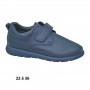Chaussure garçon bleu marine à scratch - 22 à 36 - ENF733