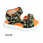 Sandale garçon camouflage orange - 22 à 25 - ENF735