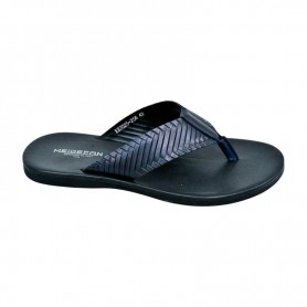 Tong sandale premium bleu nuit texturée – SDL3323