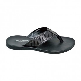 Tong sandale premium noire et grise – SDL3324