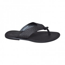 Tong sandale premium noire texturée – SDL3330