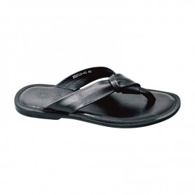 Tong sandale premium noire à bride nouée – SDL3334