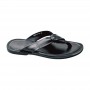 Tong sandale premium noire à bride nouée – SDL3334