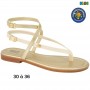 Sandale fille Klin dorée minimaliste - 30 à 36 - ENF745