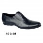 Chaussure habillée noire à lacets – 40 à 48 – CDV1862