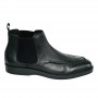 Boots Chelsea noire en cuir – BTS505