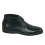 Boots noire en cuir à lacets – BTS506