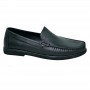 Mocassin vert foncé en cuir lisse – MOC790