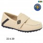 Mocassin garçon Klin beige à scratch - 22 à 29 - ENF785