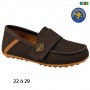 Mocassin garçon Klin marron foncé - 22 à 29 - ENF786