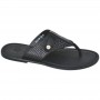 Sandale premium noire à bride orteil – SDL3335