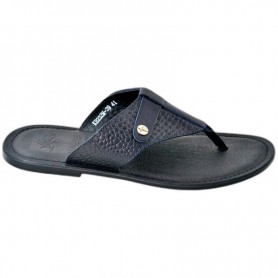 Sandale premium bleu nuit à entre-doigt – SDL3336
