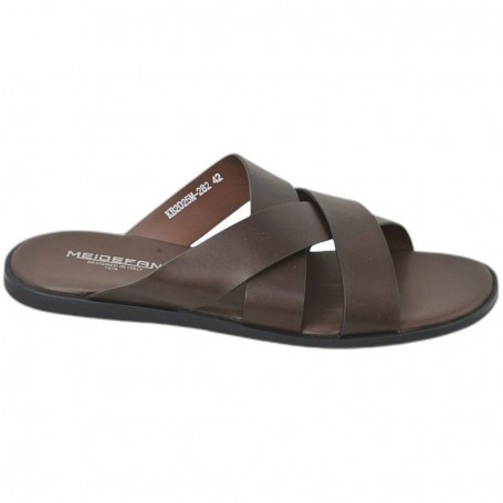 Sandale marron à double bride – SDL3346