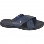 Sandale bleue à détail doré – SDL3354