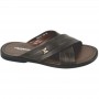 Sandale marron foncé à brides – SDL3356