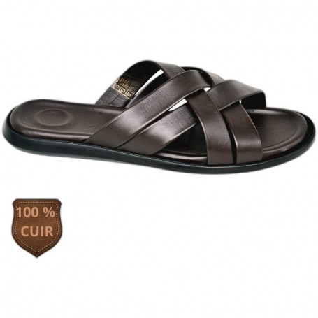 Sandale orthopédique marron foncé – SDL3362
