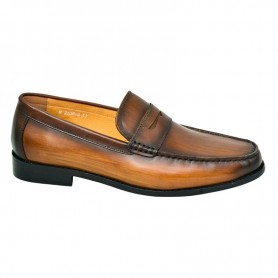 Mocassin classe camel en cuir – CDV1871