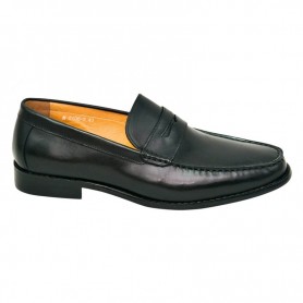 Mocassin classe noir en cuir – CDV1873