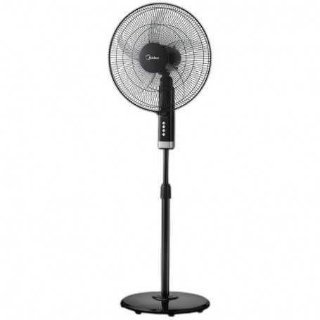 Midea Ventilateur sur Pied 18" FS45-25MT-BK – 75W – 5 Lames