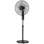 Midea Ventilateur sur Pied 18" FS45-25MT-BK – 75W – 5 Lames