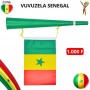 Vuvuzela Sénégal avec Mini Drapeau – Trompette de Supporter
